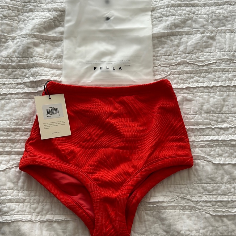 Fella Swim bottoms- Marco/ Campari. Size S. Brand new, never worn, with tags.